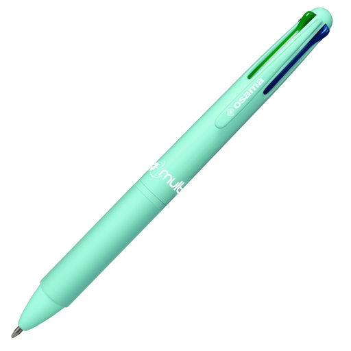 [D101385] Penna sfera 4 colori 4 Multi 1.0mm Pastel dinner mint OSAMA