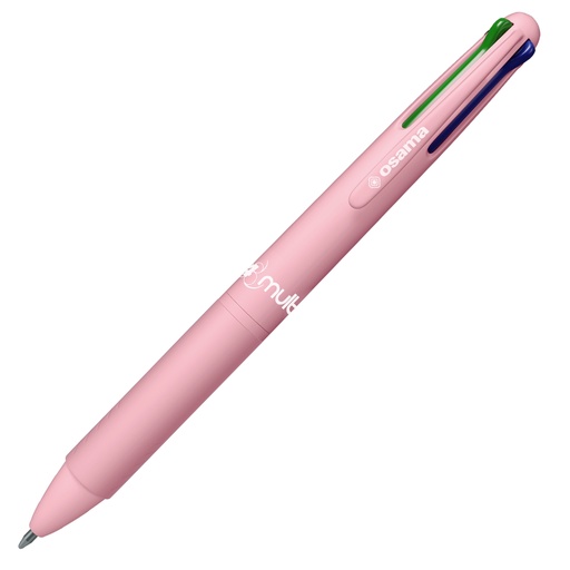 [D101386] Penna sfera 4 colori 4 Multi 1.0mm Pastel baby pink OSAMA