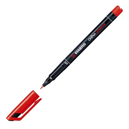 [D27705] PENNARELLO STABILO OHPEN 841 PERMANENTE SUPERFINE ROSSO
