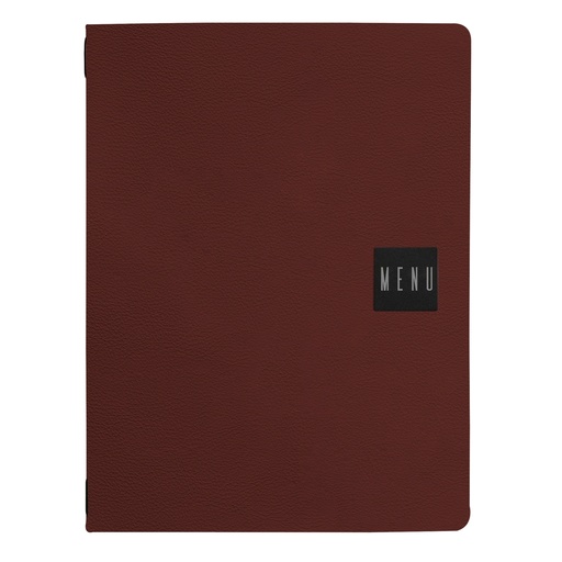 [D101466] Porta menU' A4 Talk bordeaux 24,3x31,6cm Stilcasa