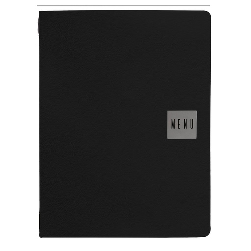[D101467] Porta menU' A4 Talk nero 24,3x31,6cm Stilcasa