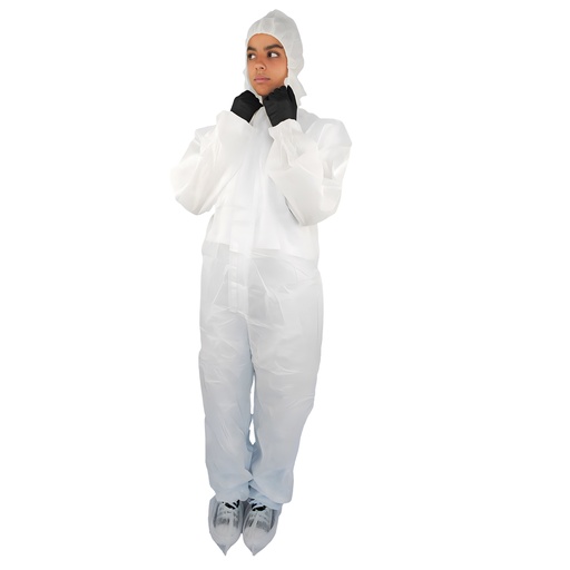 [D101574] Tuta Warrior in SMS tg XXL bianco Worker