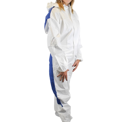 [D101577] Tuta Shield Dual in laminato tg XL bianco Worker