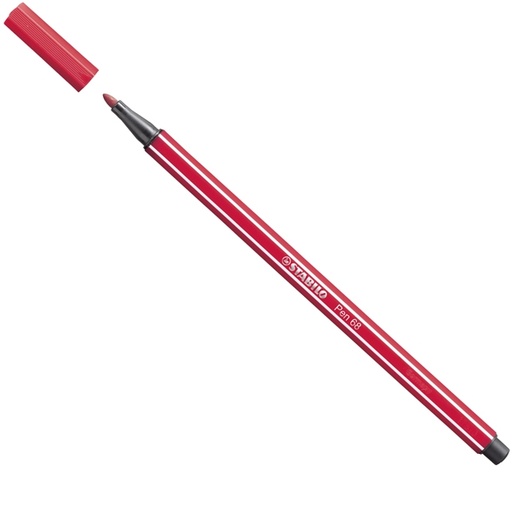 [D27741] PENNARELLO STABILO PEN 68/50 ROSSO SCURO