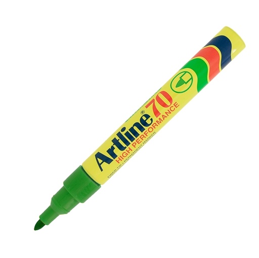 [D27772] Marcatore artline A 70 permanente punta tonda verde
