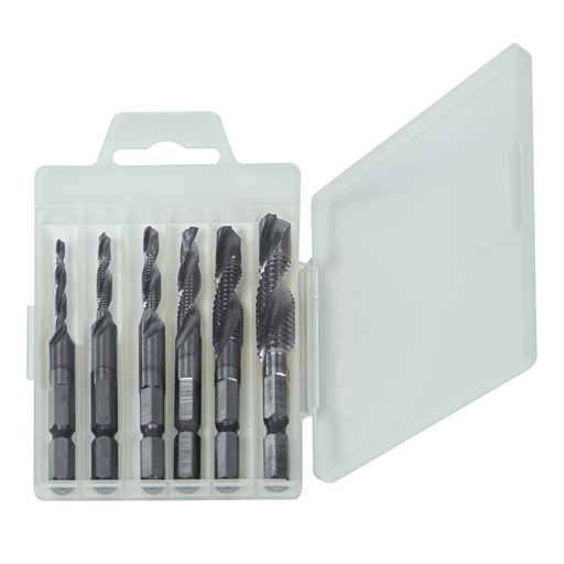 [D101907] 6 Punte per metallo autofilettanti HSS Valex