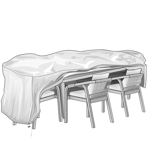 [D101956] Telo di copertura per tavolo e sedie Special 110x180xh80cm Verdemax