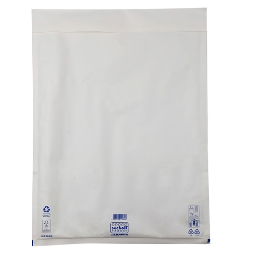 [D101998] 10 Buste imbottite Sacboll in carta bianca K 37X55cm BLASETTI