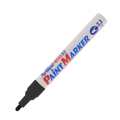 [D27807] Marcatore artline A 400 punta tonda a vernice nero