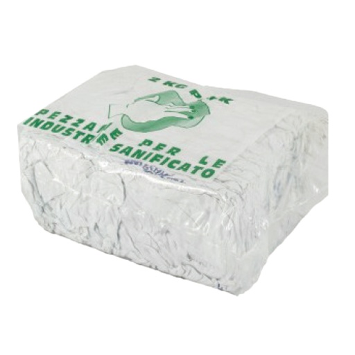 [D102043] Pezzame stracci per pulizia bianchi sanificati 2kg