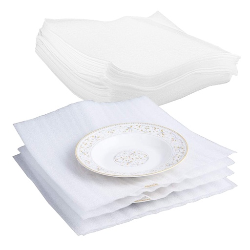 [D102045] Conf 100 Fogli in schiuma foam per imballaggio 30x30cm