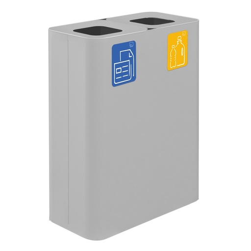[D102082] Gettacarte da interno Pure in acciaio bianco Stilcasa