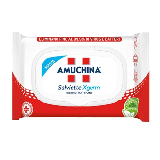 [D102113] 20 Salviette disinfettanti mani Xgerm Amuchina
