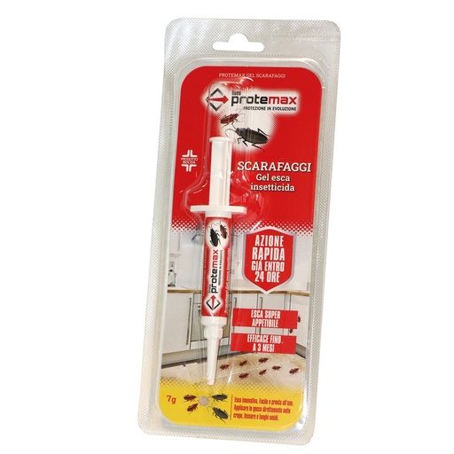 [D102177] Blister 1 esca gel siringa 7gr per scarafaggi Protemax