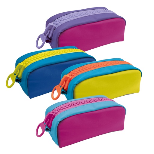 [D102277] Taschetta Zippy Colors dim. 22x10x8cm colori assortiti Lebez
