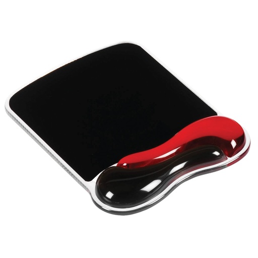 [D102309] Duo Gel Tappetino per mouse rosso/fumo-Kensington