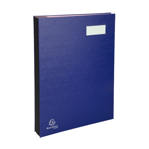 [D102324] Libro Firma 20 pagine Blu 24X35cm 57022E Exacompta