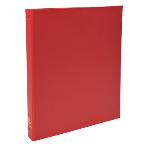 [D102338] Raccoglitore foderato polipropilene 4 anelli 30mm A4 rosso 51375E Exacompta
