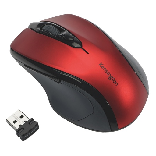 [D102401] Mouse wireless Pro FitR di medie dimensioni - rosso rubino-Kensington