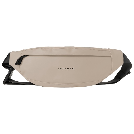 [D102585] Marsupio Drop gomma antipioggia dim. 37x14x5cm crema InTempo