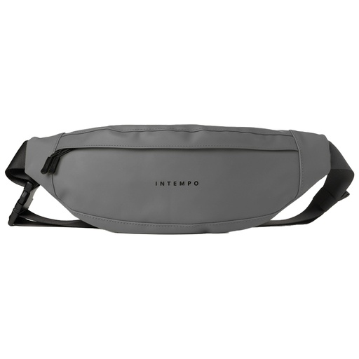 [D102586] Marsupio Drop gomma antipioggia dim. 37x14x5cm grigio InTempo