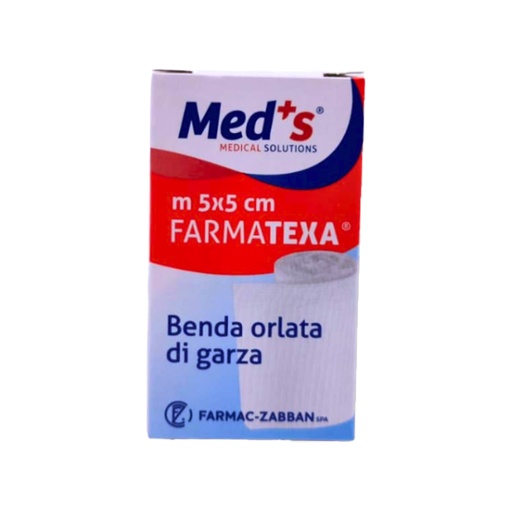 [D102648] Scatola 12 bende di garza orlata 5cm x 5mt