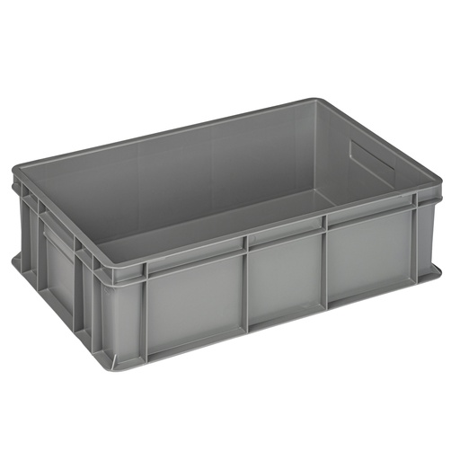 [D102651] Cassa industriale Europa 60x40x17cm 32L grigio Mobil Plastic