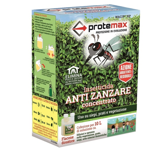 [D102676] Insetticida antizanzare concentrato 100ml Protemax