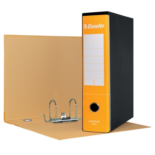 [D102696] Registratore ESSENTIALS G75 giallo dorso 8cm f.to protocollo ESSELTE