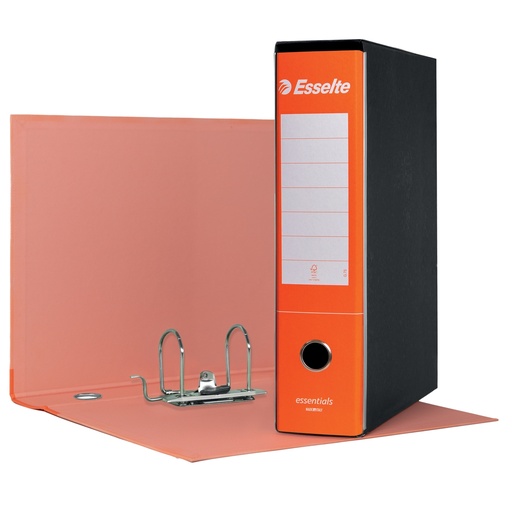 [D102697] Registratore ESSENTIALS G75 arancione dorso 8cm f.to protocollo ESSELTE