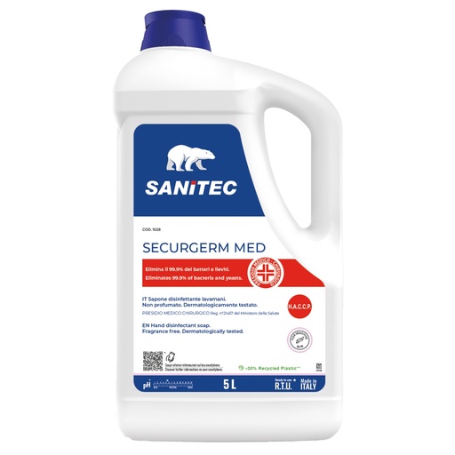 [D102788] Sapone liquido Securgerm Med PMC 5L Sanitec