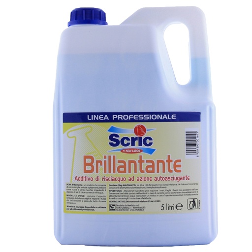 [D102988] Brillantante per lavastoviglie in tanica 5L Scric