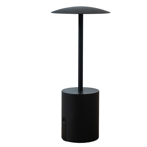 [D103036] Lampada da tavolo Rocket a LED in alluminio nero