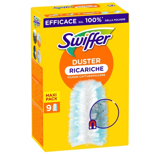 [D103045] Swiffer Duster - SCATOLA 9 PIUMINI RICARICA USAGETTA