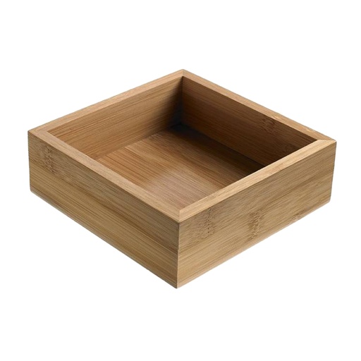 [D103061] Contenitore buffet 15,3x15,3x5cm bamboo Leone
