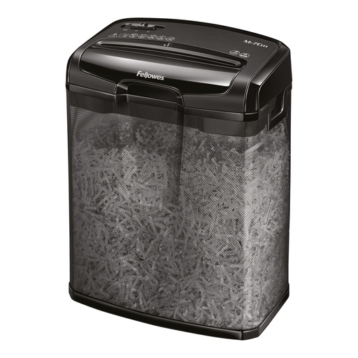 [D103117] Distruggidocumenti a frammenti M-7CM Nero Fellowes