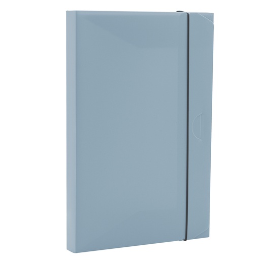 [D103167] Cartella progetto HOLOS dorso 3cm in PP azzurro 34,5x23,5x3cm Fellowes