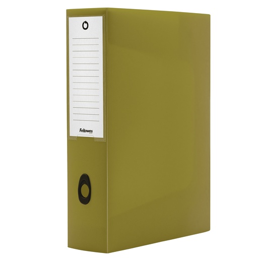 [D103171] Scatola progetto plus HOLOS dorso 8cm in PP verde 25x35x8cm Fellowes