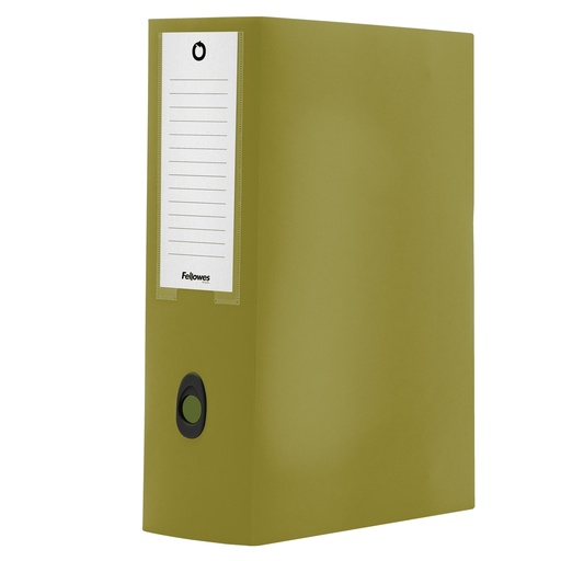 [D103175] Scatola progetto plus HOLOS dorso 10cm in PP verde 25x35x10cm Fellowes