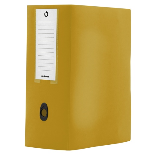 [D103176] Scatola progetto plus HOLOS dorso 15cm in PP giallo sabbia 25x35x15cm Fellowes