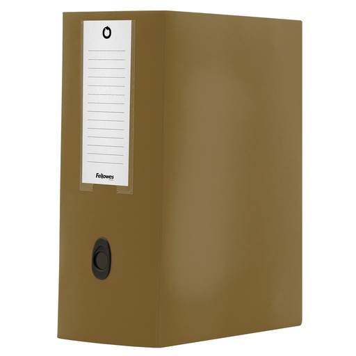 [D103177] Scatola progetto plus HOLOS dorso 15cm in PP marrone 25x35x15cm Fellowes