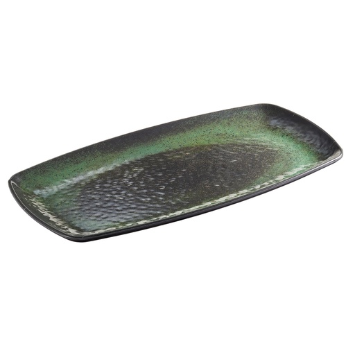 [D103191] Piatto rettangolare Linea Amazzonia 35,5x19x2,5cm melamina Leone