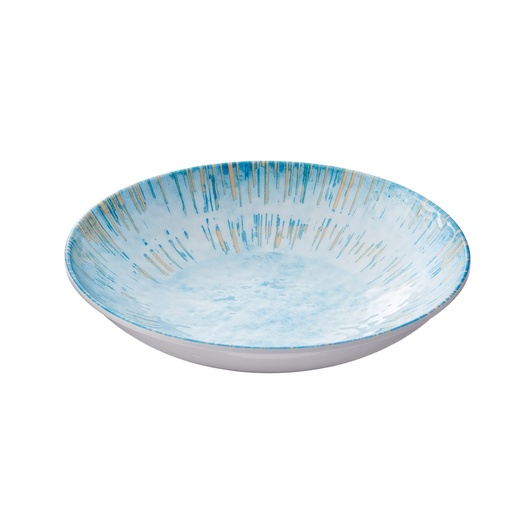 [D103204] Piatto fondo Linea Oceano D18,5x4cm melamina Leone