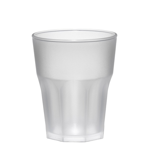 [D103251] Conf. 8 Bicchieri Rox 290ml in PP satinato Leone