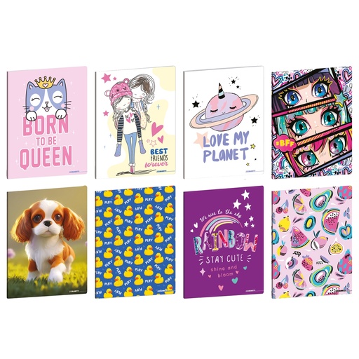 [D103272] Maxiquaderno A4 20fg+1 80gr rigo di 1a Kid Girl Blasetti