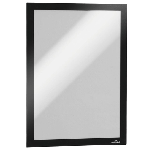 [D103366] Conf.10 Cornici adesive DuraframeR  A4 21x29,7cm nero Durable
