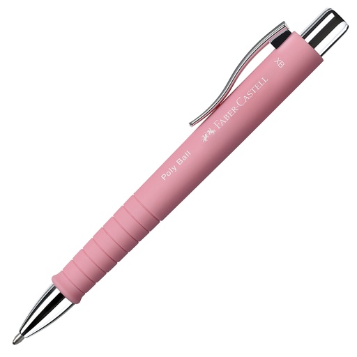 [D103389] Penna a sfera 0,7mm Poly Ball Urban fusto rose Faber Castell