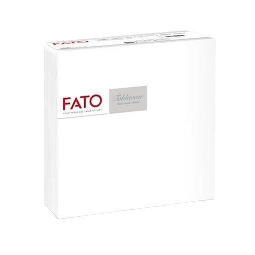 [D103413] 50 tovaglioli 40x40cm Airlaid bianco Fato