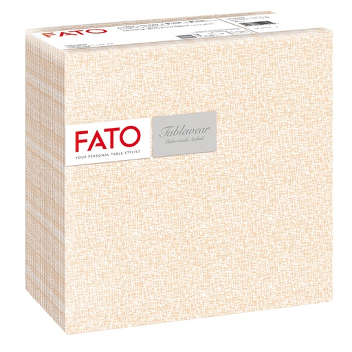 [D103418] 50 tovaglioli 40x40cm Linea Canvas zucca Airlaid Fato