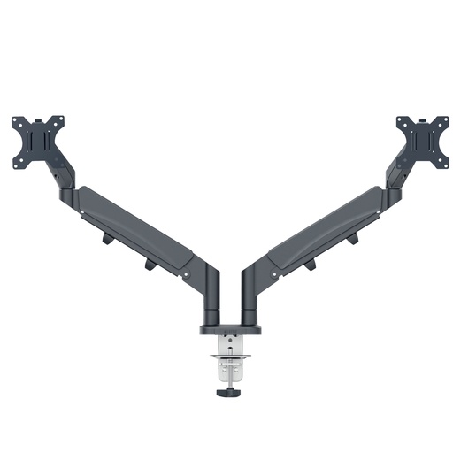 [D103572] Braccio salvaspazio per monitor doppio grigio scuro Leitz